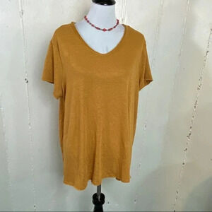 Mudd XXL NWT Ginger‎ color Light weight V-neck knit top